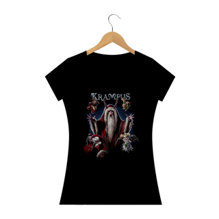 Camiseta Feminina Krampus Estampa Filme Terror 