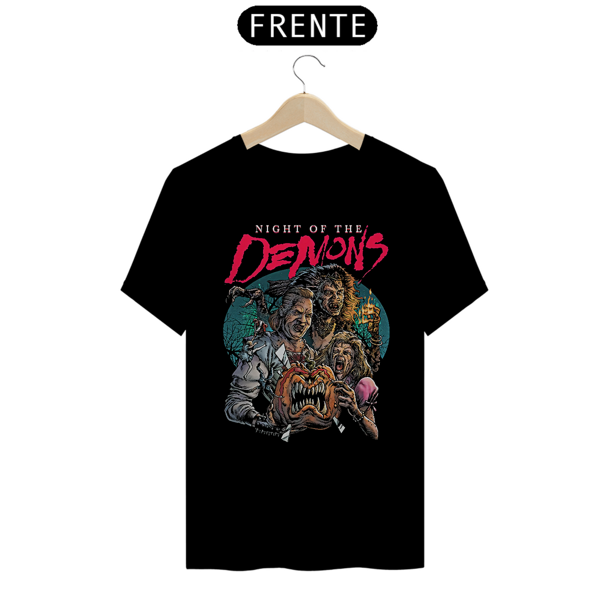 Nome do produto: Camiseta A Noite dos Demônios Estampa 2# Filme Terror