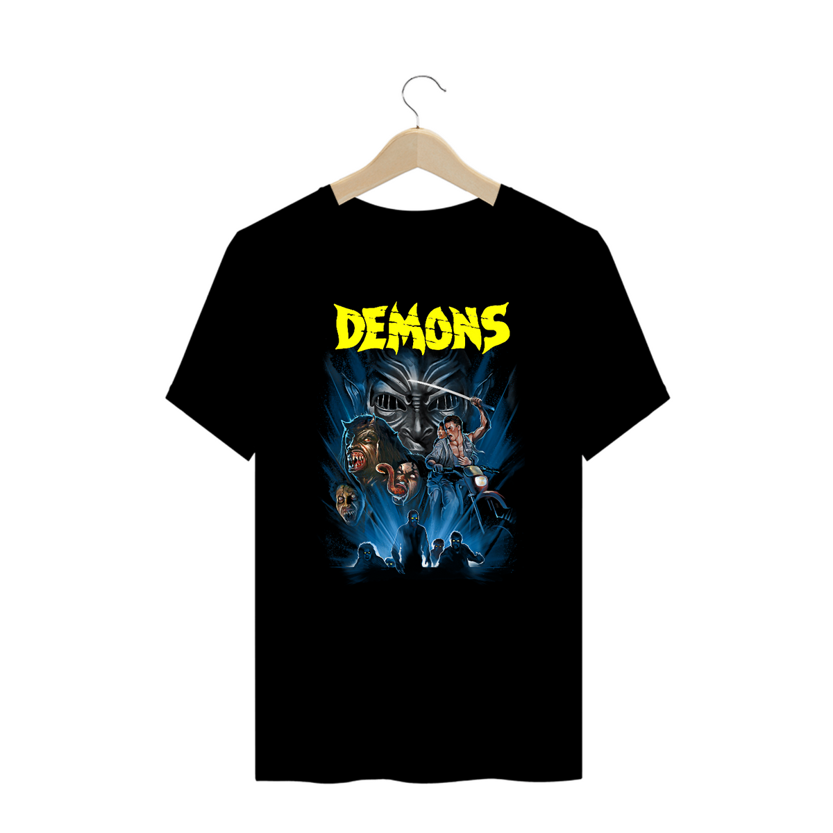 Nome do produto: Camiseta Plus Size Demons - Filhos das Trevas Filme Terror Estampa Exclusiva