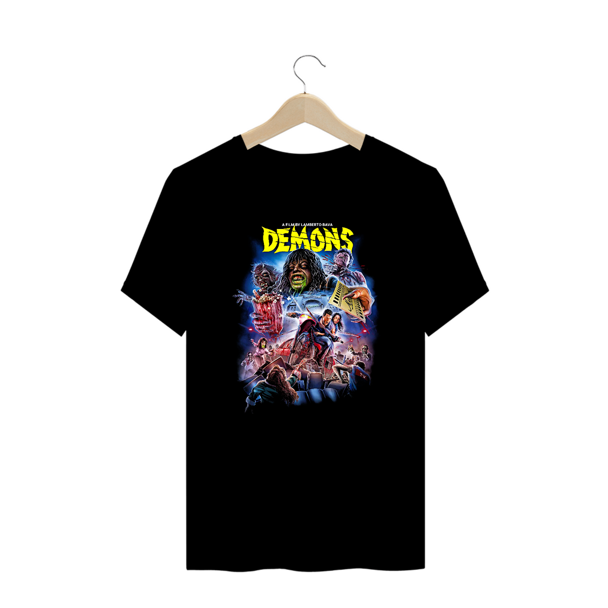 Nome do produto: Camiseta Plus Size Demons - Filhos das Trevas Filme Terror Estampa 2# Exclusiva