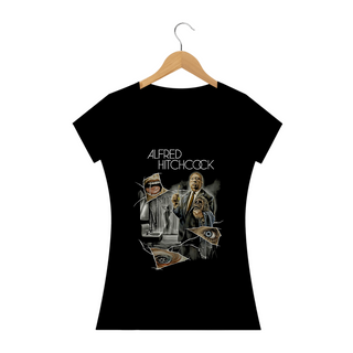 Nome do produtoCamiseta Feminina Alfred Hitchcock Estampa Filme Terror 