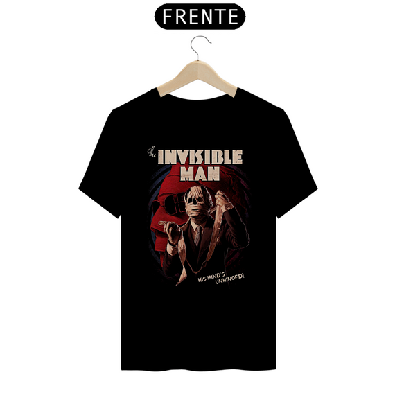 Camiseta O Homem Invisível Estampa Filme Terror 