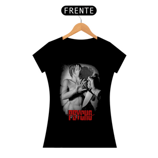 Camiseta Feminina Psicose Estampa Filme Terror