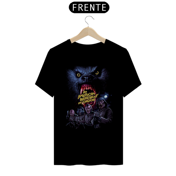 Camiseta Um Lobisomem Americano em Londres Estampa 2# Filme Terror