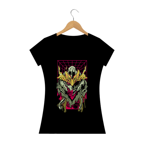 Camiseta Feminina Robo Danificado Estampa GEEK ANIME