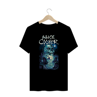 Camiseta Plus Size Alice Cooper Estampa ROCK