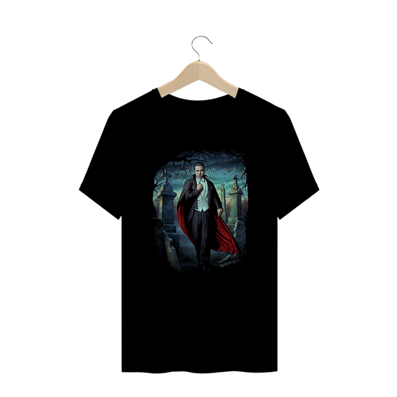 Camiseta Plus Size Dracula Bela Lugosi Estampa Filme Terror