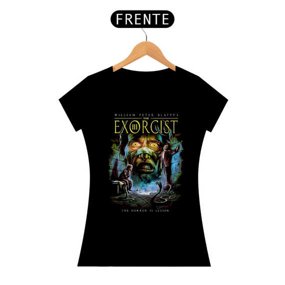 Camiseta Feminina O Exorcista 3 Estampa Filme Terror