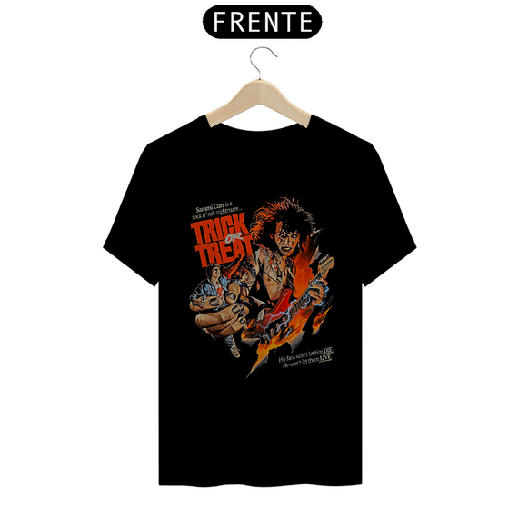 Camiseta O Rock do Dia das Bruxas Estampa Filme Terror