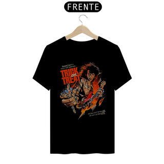 Camiseta O Rock do Dia das Bruxas Estampa Filme Terror