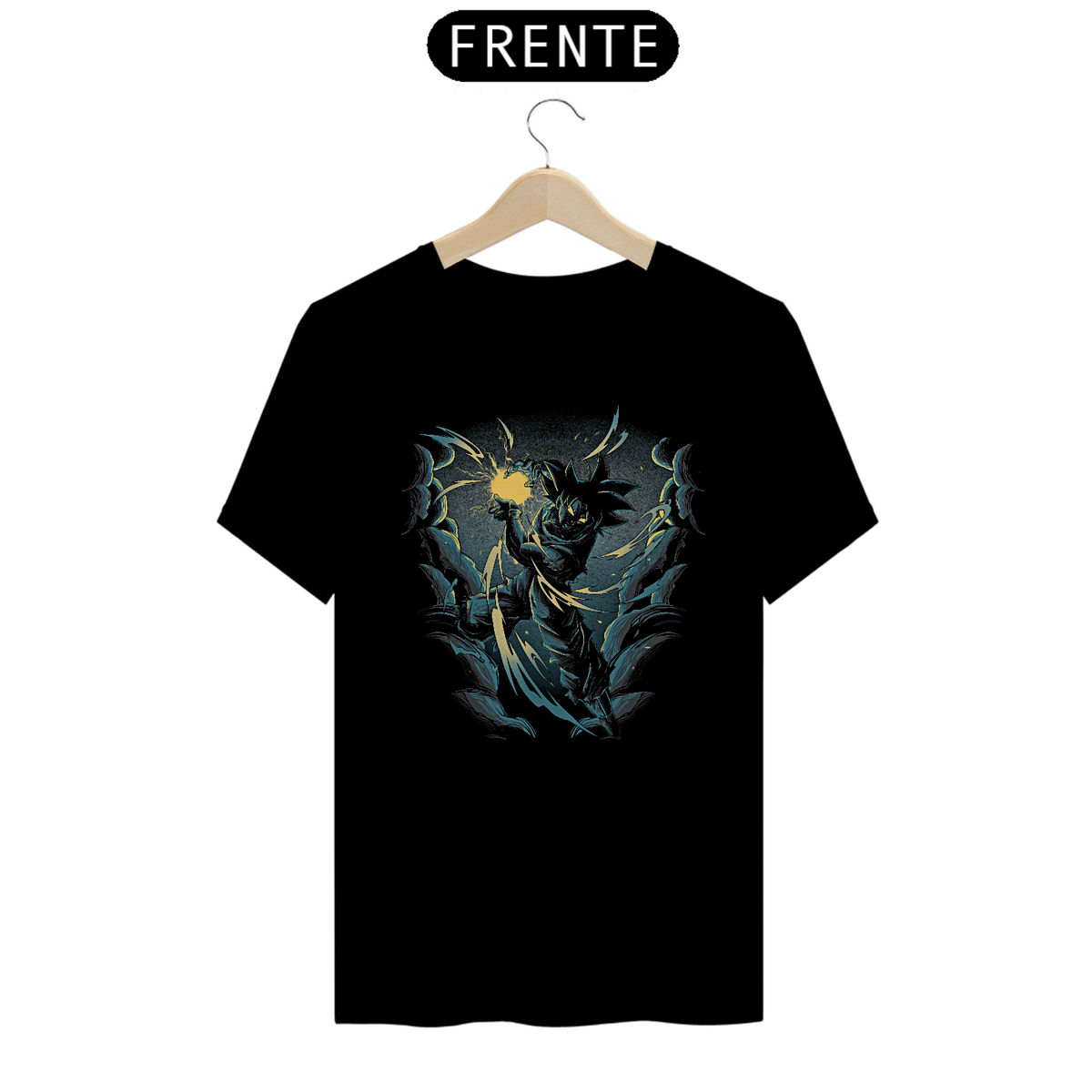 Nome do produto: Camiseta Goku Kamehameha - Dragon Ball Z Estampa Anime