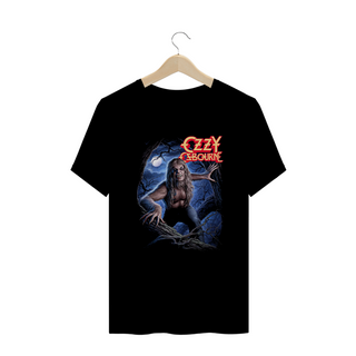 Camiseta Plus Size Ozzy Osbourne Lobisomem Estampa ROCK