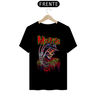 Camiseta Misfits Freddy Krueger Estampa ROCK