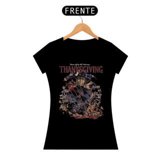 Camiseta Feminina Feriado Sangrento Estampa #2 Filme Terror