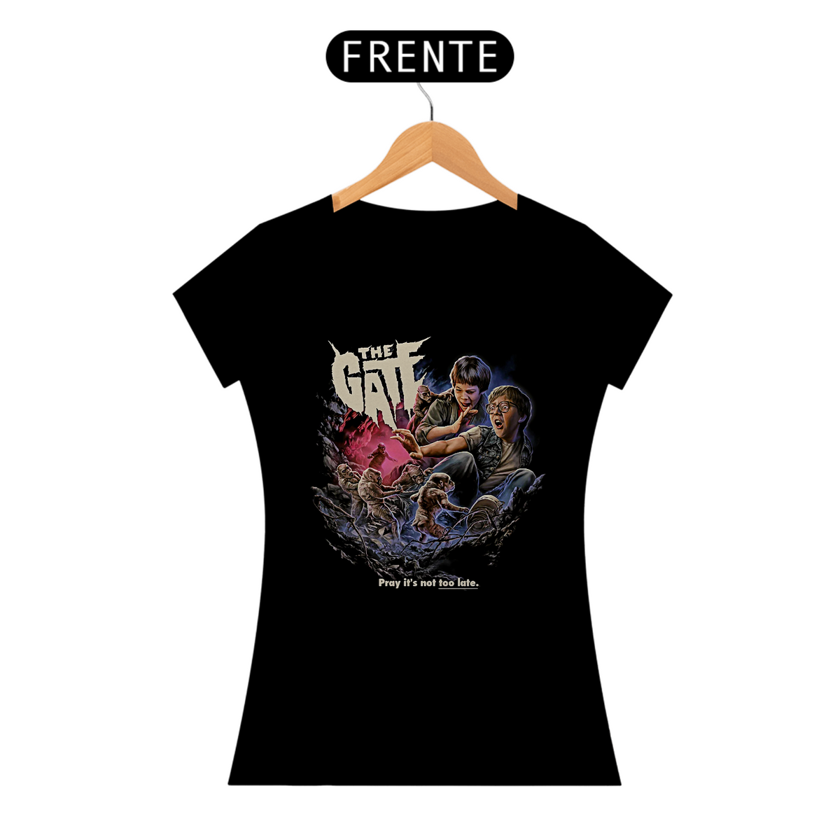 Nome do produto: Camiseta Feminina O Portal Estampa Filme Terror