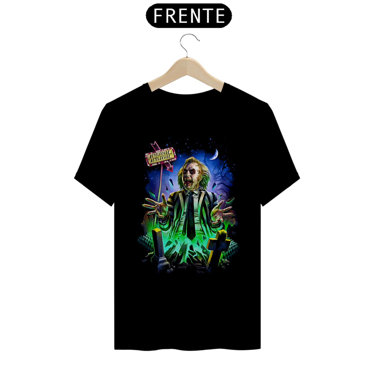 Nome do produto: Camiseta Os fantasmas se Divertem Estampa Filme Terror