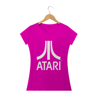 Camiseta Feminina ATARI Logo Estampa GAME
