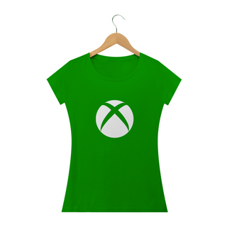 Nome do produtoCamiseta Feminina XBOX Símbolo Estampa GAME