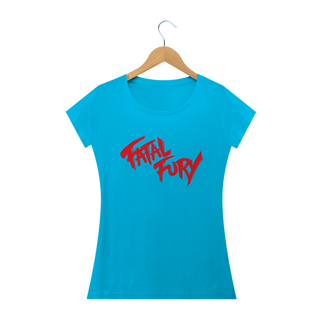 Nome do produtoCamiseta Feminina Fatal Fury Logo Estampa GAME