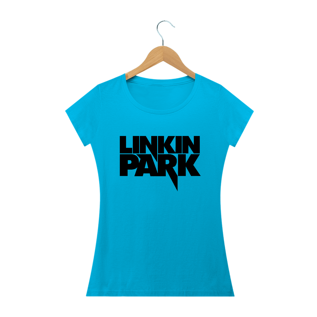 Nome do produto: Camiseta Feminina Linkin Park Estampa ROCK