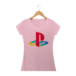 Nome do produtoCamiseta Feminina Playstation Logo Estampa GAME