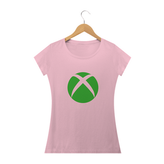 Nome do produtoCamiseta Feminina XBOX Símbolo Verde Estampa GAME