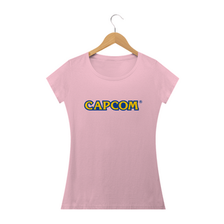 Nome do produtoCamiseta Feminina CAPCOM Estampa GAME