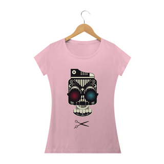 Nome do produtoCamiseta El Barbeiro Caveira Mexicana Feminino