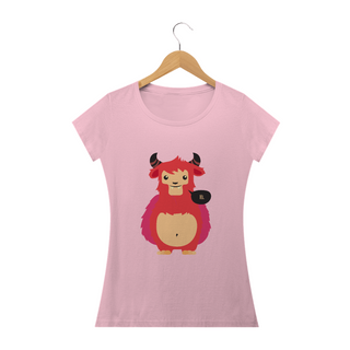 Camiseta Urso Mágico e Felpudo Feminino