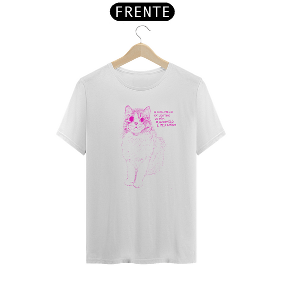 Camiseta Gato Cogumelo