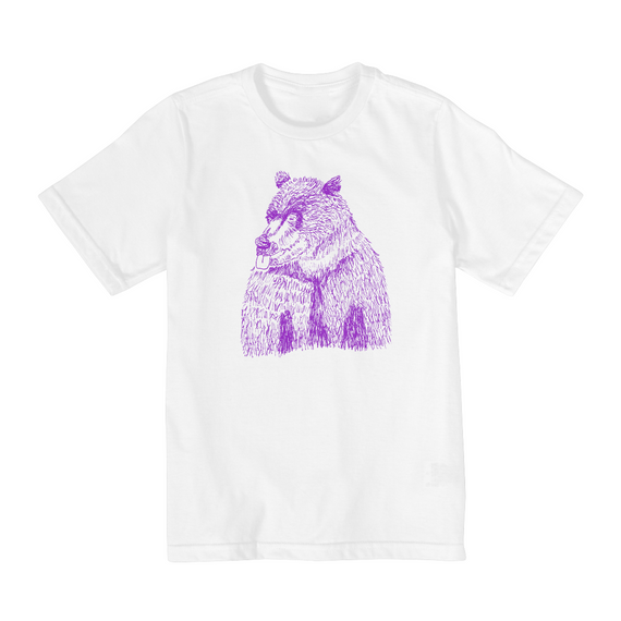 Camiseta Infantil Urso (10-14 anos)