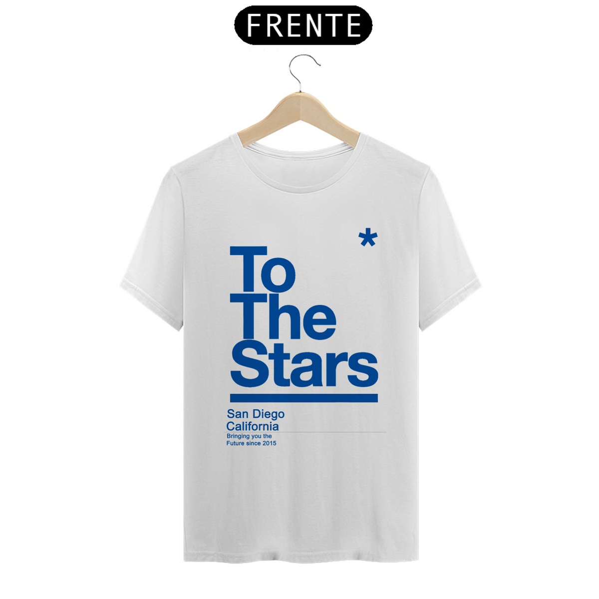 Nome do produto: Camiseta To The Stars Logo Azul
