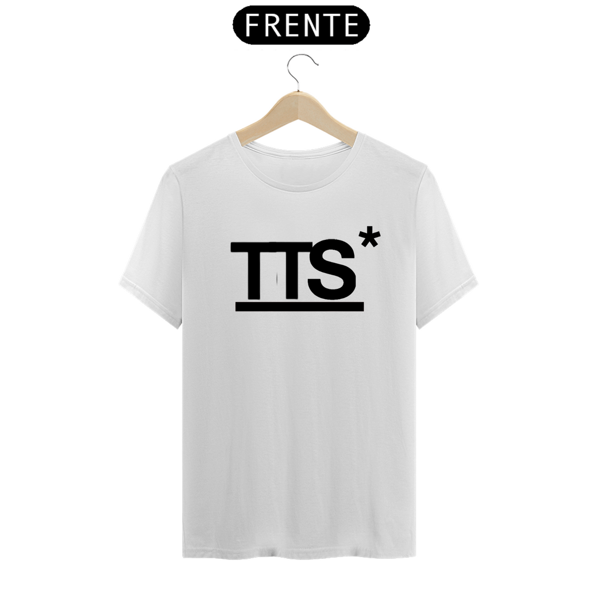 Nome do produto: Camiseta To The Stars, TTS, Branca, com Logo Preto  PROMOÇÃO