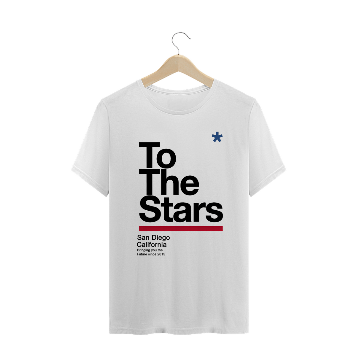 Nome do produto: Camiseta Plus Size To The Stars Branca Promoção
