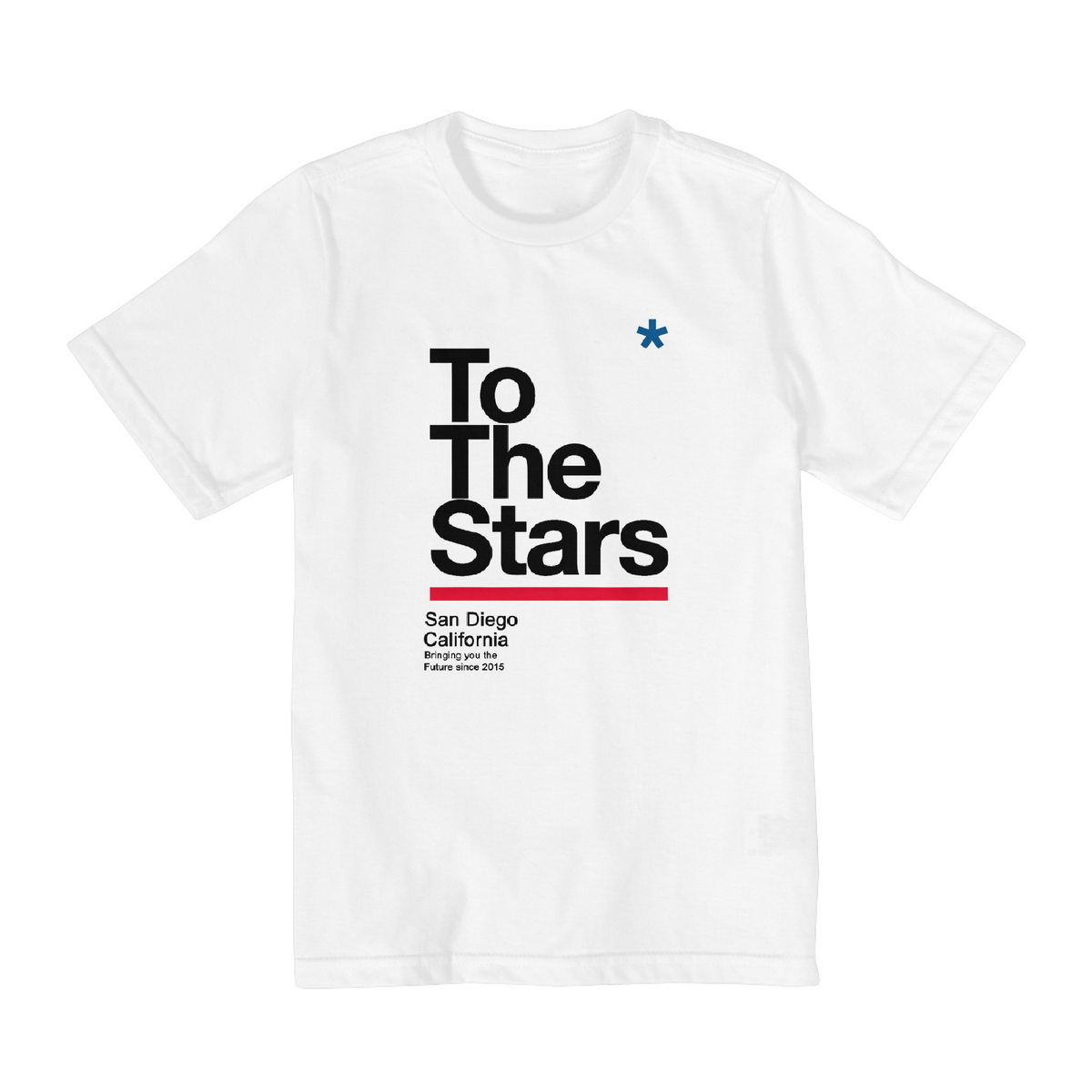 Nome do produto: Camiseta Infantil To The Stars,  Para crianças 2 anos De Idade