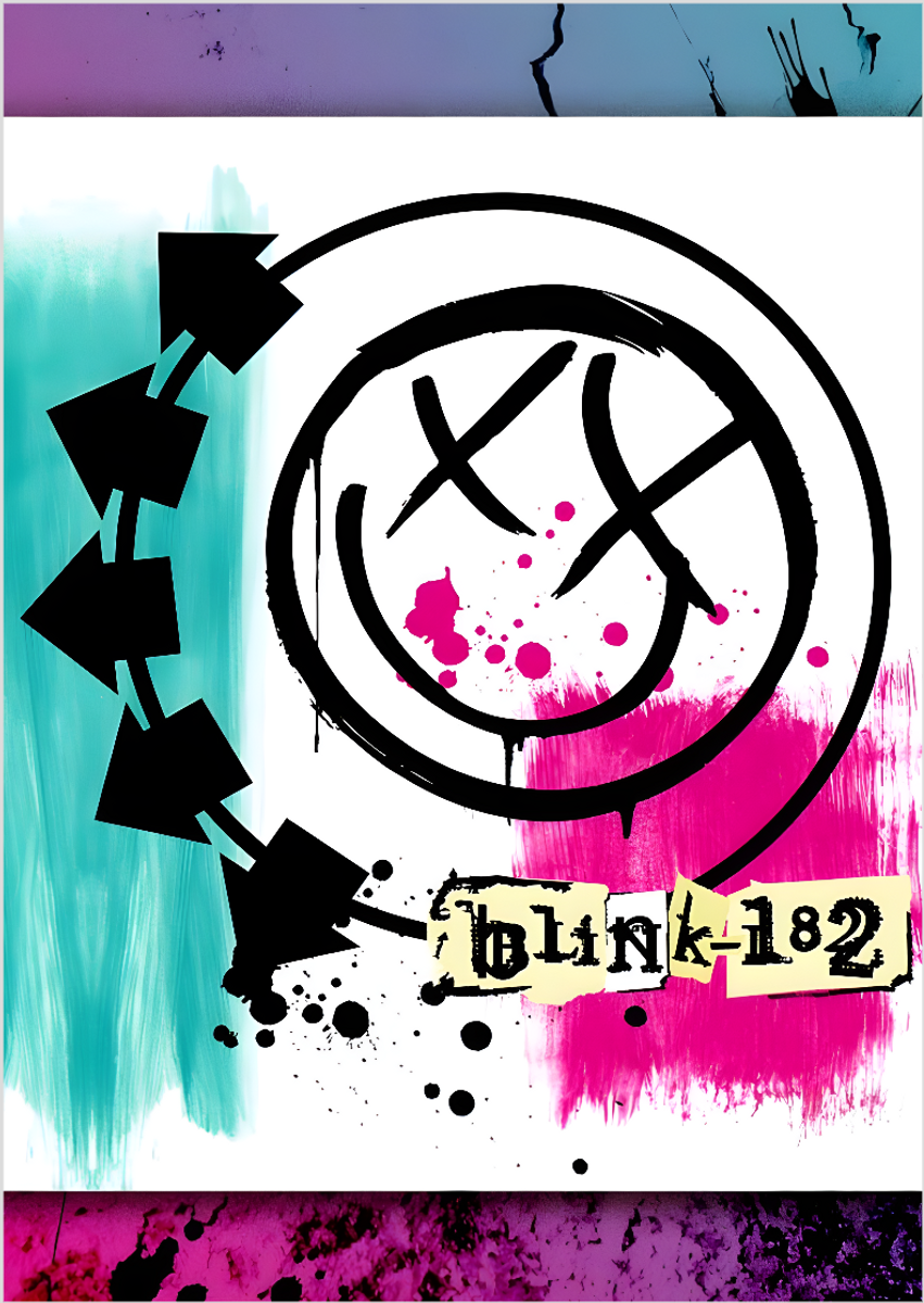 Nome do produto: Poster blink 182  Para Quadro, Papel fotográfico  Retrato 42 x 59.4 cm 