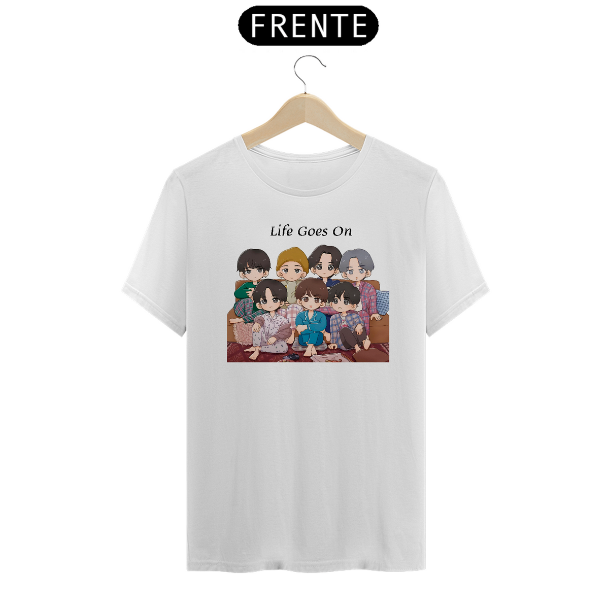 Nome do produto: Camiseta BTS Life Goes On