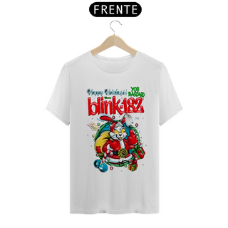 Nome do produtoCamiseta blink 182 Happy Holidays You bastard, Merry Christmas,, Para o Natal