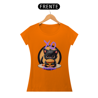 Nome do produtoCamiseta Gato Fofo Com Hamburguer Pawtopia Oficial