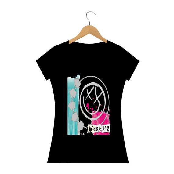 Camiseta blink 182  Quality Preta  Feminina  Self titled 2003 