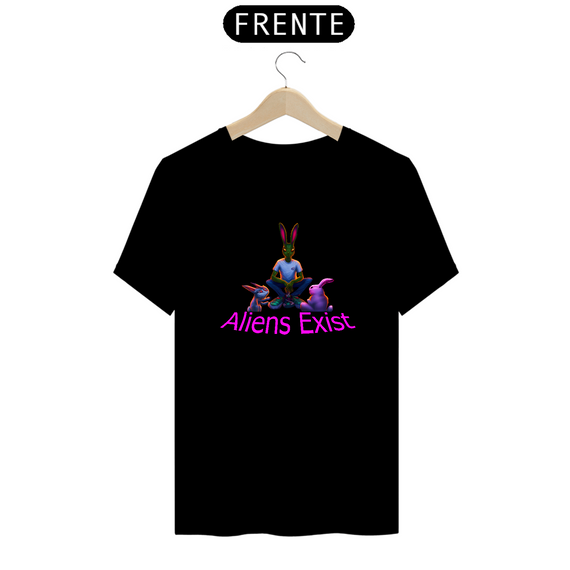 Camiseta Aliens Exist Prime , Versão 2 Oficial Space 182