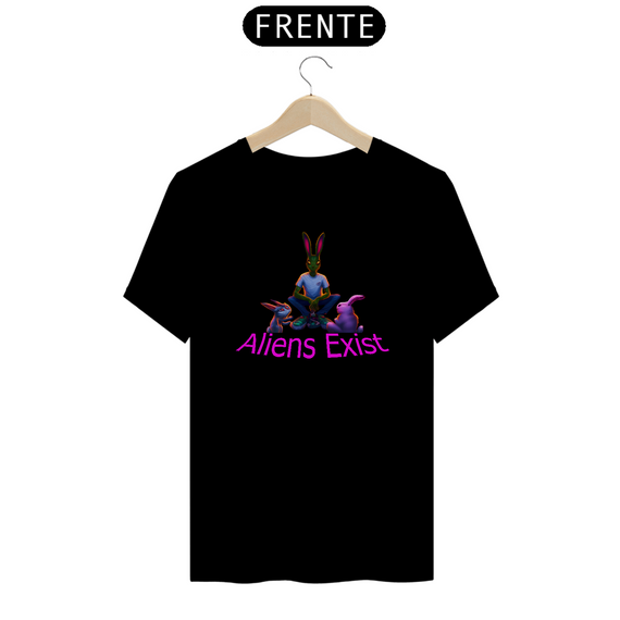 Camiseta Aliens Exist Prime , Versão 2 Oficial Space 182
