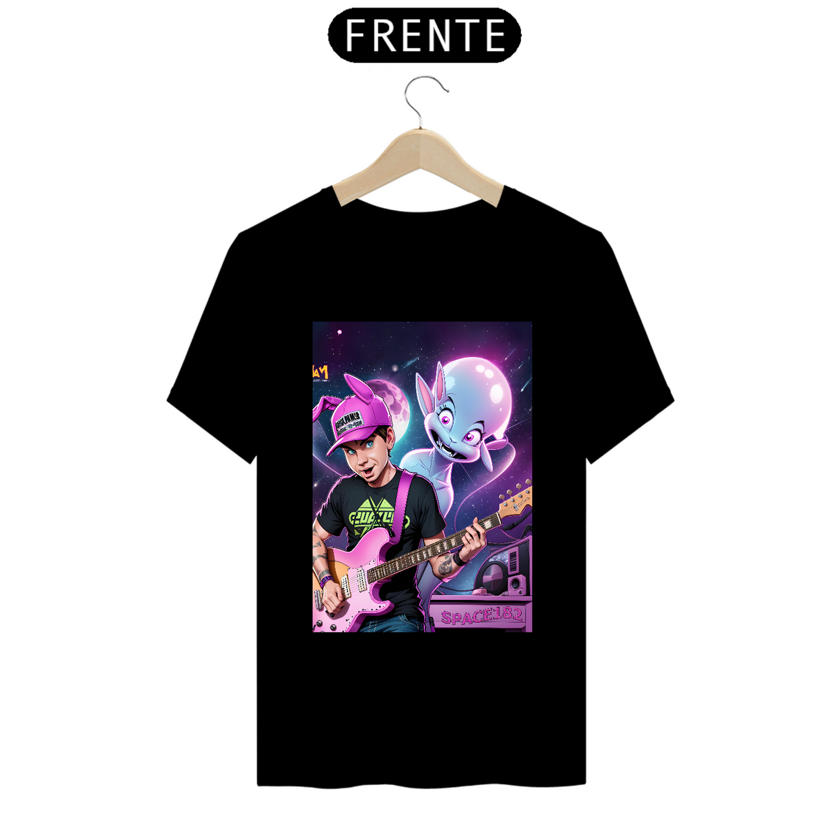 Nome do produto: Camiseta Space182 Prime Alien Pop Punk Inpiration
