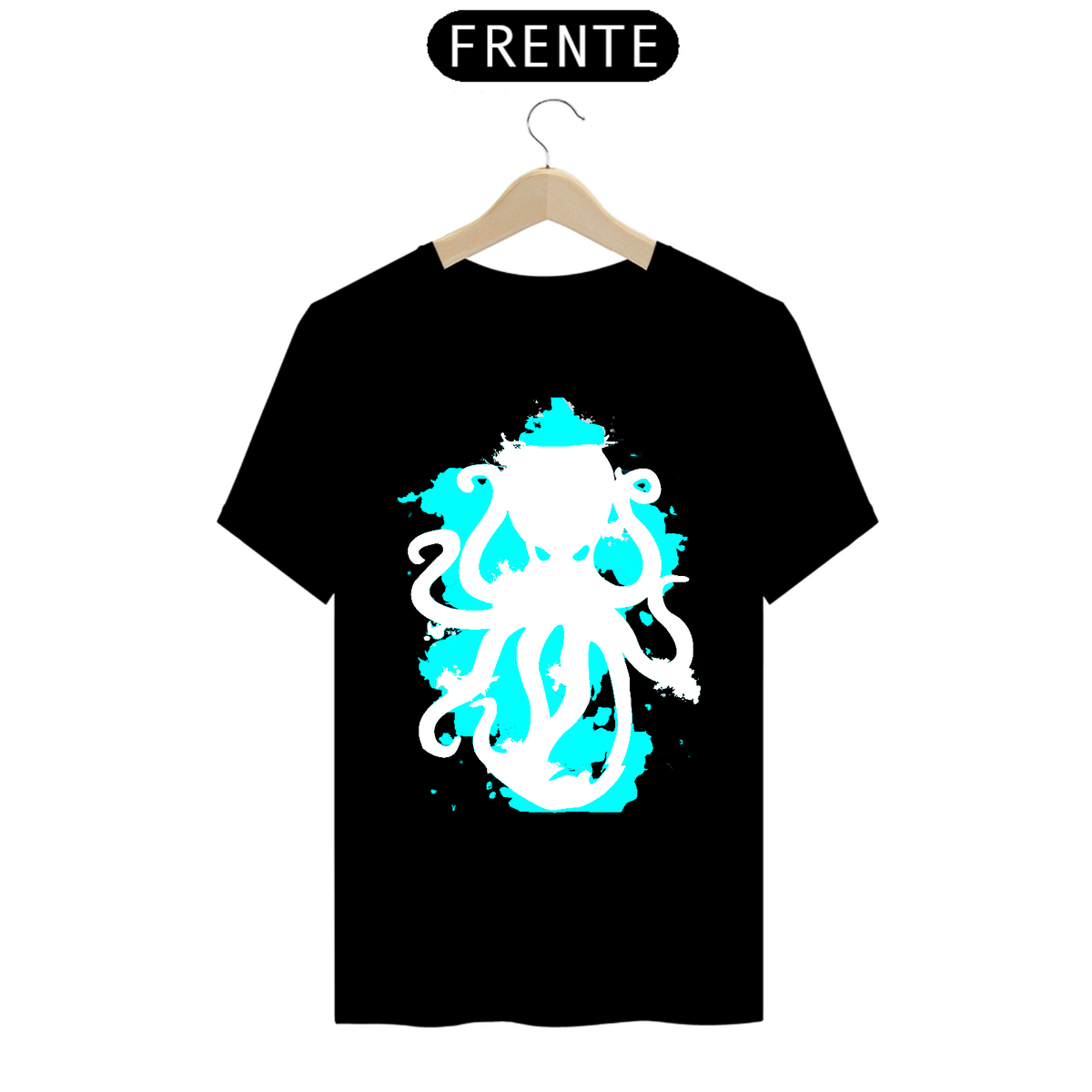 Nome do produto: Camiseta Octopus Prime Rara Aquarela