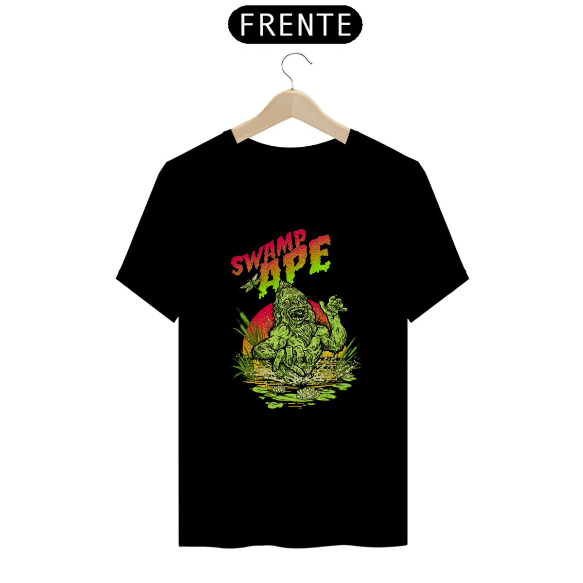 Nome do produto: Camiseta Swamp Ape, Pé Grande, Classic