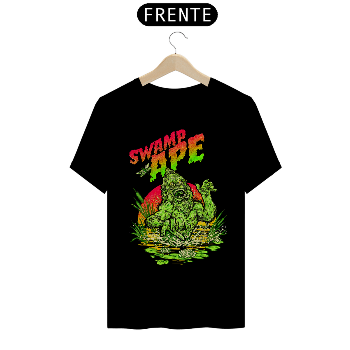 Nome do produto: Camiseta Swamp Ape Versão  2 com Estampa Maior 