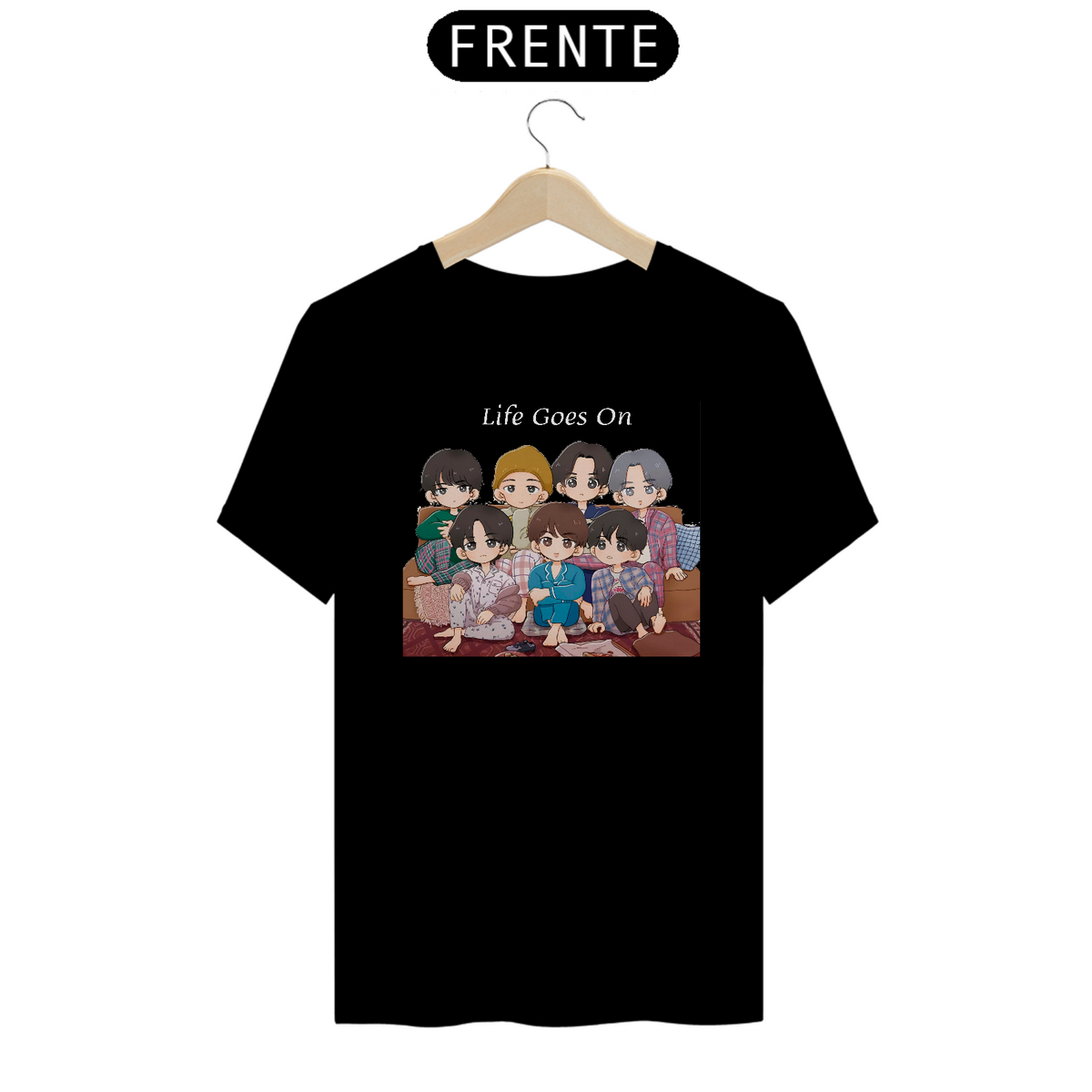 Nome do produto: Camiseta BTS Life  Goes On