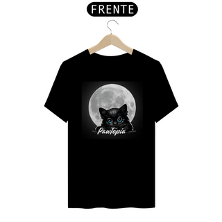 Camiseta Gato Fofo na Lua Cheia