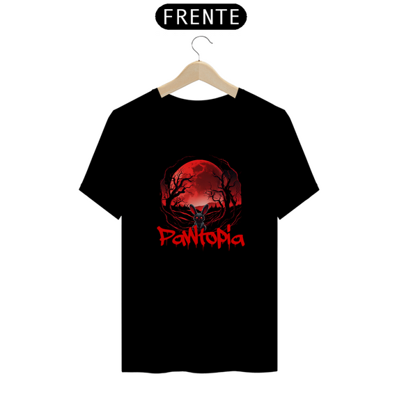 Camiseta  Coelho Fofo  Nas Trevas Pawtopia Oficial