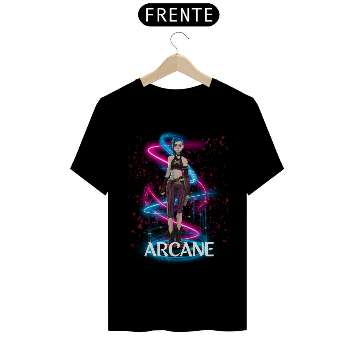 Nome do produto: Camiseta Arcane Jinx